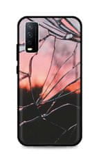 TopQ Kryt LUXURY Vivo Y11s pevný Pink Broken 71198