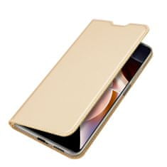 Dux Ducis Skin knížkové pouzdro na Xiaomi Poco X4 NFC Gold