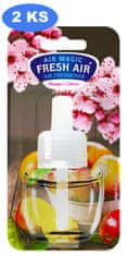 Fresh Air náhradní náplň elektrického osvěžovače 19 ml Mango&Cherry Blossom (2 ks)