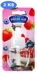 Fresh Air náhradní náplň elektrického osvěžovače 19 ml Forest Fruits (2 ks)