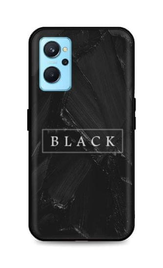 TopQ Kryt LUXURY Realme 9i pevný Black 71097