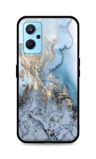 TopQ Kryt LUXURY Realme 9i pevný Marble Blue 71088