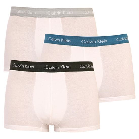 Calvin Klein 3PACK pánské boxerky bílé (U2664G-1TS)