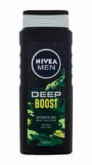 Nivea 500ml men deep boost body, face & hair, sprchový gel