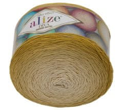 Alize Příze DIVA ombre batik - 250g / 875 m - hořčicová