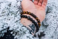 BeWooden Náramek Tigris Bracelet hnědá XS