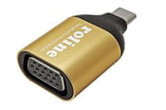Roline GOLD adaptér USB C(M) -> VGA, 1920x1200@60Hz (12.03.3233)