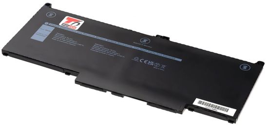 Baterie T6 Power pro Dell Latitude 5300, Li-Poly, 7,6 V, 7890 mAh (60 Wh), černá