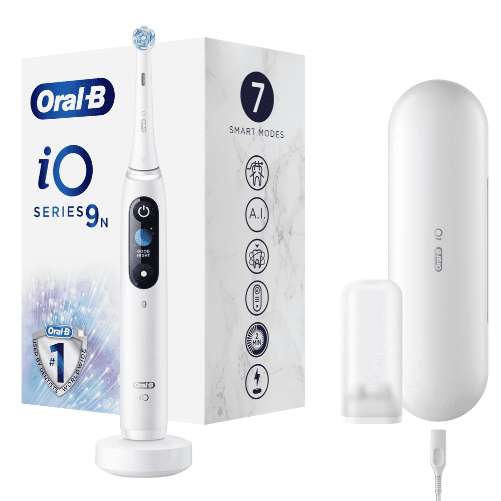 Oral-B magnetický zubní kartáček iO Series 9 White Alabaster