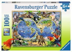 Ravensburger Puzzle Svět divokých zvířat XXL 100 dílků