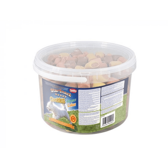 Nobby Pochoutka pro psy Cookies Duo Maxi Colour 1,3kg