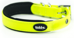 Nobby Obojek pro psa z PVC Cover SM žlutý
