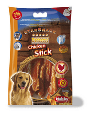 Nobby Pochoutka pro psa na čištění zubů BBQ Chicken Stick 113g