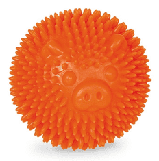 Nobby Špičatý míč pro psy Prasátko 8cm oranžový