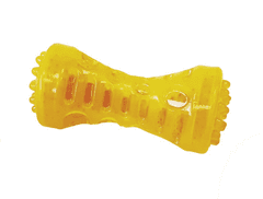 Nobby Hračka pro psa Činka 12,5cm žlutá