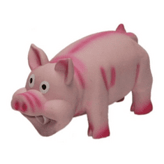 Nobby Latexová hračka prasátko pro psy 15cm růžová