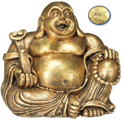Nobby Dekorace do akvária Buddha zlatý 13,5cm