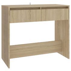 Vidaxl Konzolový stolek dub sonoma 89 x 41 x 76,5 cm ocel