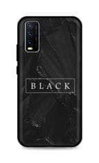 TopQ Kryt LUXURY Vivo Y20s pevný Black 70885