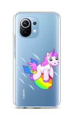 TopQ Kryt Xiaomi Mi 11 Lite silikon Flying Unicorn 71582