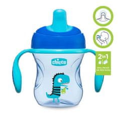 Chicco Hrneček Training s držadly 200 ml modrý 6m+