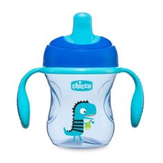 Chicco Hrneček Training s držadly 200 ml modrý 6m+