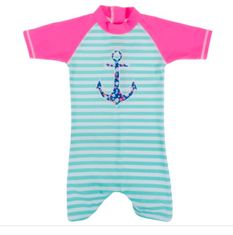 Baby Banz Plavky s UV dlouhé Anchor pink, 18-24 měsíců