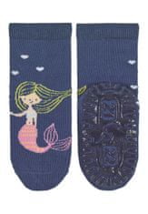 Sterntaler ponožky ABS protiskluzové chodidlo SUN modré, mořská panna 8022208, 18