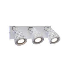 ACA ACA Lighting nástěnné bodové svítidlo 3XGU10 bílá terrazzo 36X15X18CM DINO AR1823W36WT