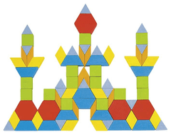 Goki Goki Skládací puzzle - geometrické tvary