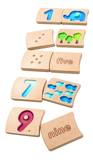 Plan Toys Čísla 1 - 10 (AJ)