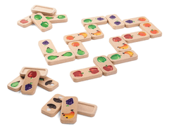 Plan Toys PlanToys Domino - Ovoce a zelenina