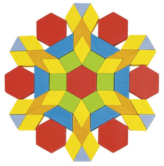 Goki Skládací puzzle - geometrické tvary