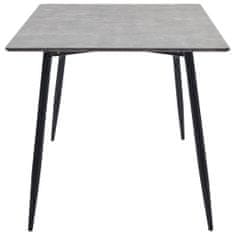 Greatstore Jídelní stůl šedý 180 x 90 x 75 cm MDF