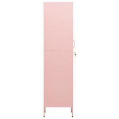 Vidaxl Uzamykatelná skříň růžová 35 x 46 x 180 cm ocel