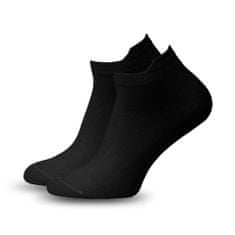 Aleszale 5x bavlněné krátké ponožky pro muže 39-42 - černé