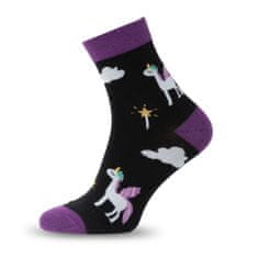 Aleszale 5x Bavlněné dlouhé dámské ponožky 38-42 - mix vzorů a barev