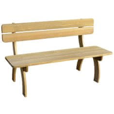 Vidaxl VidaXL Zahradní lavice 150 cm Impregnované borovicové dřevo