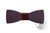 Pánský motýlek Red Wine Bow Tie hnědá One size