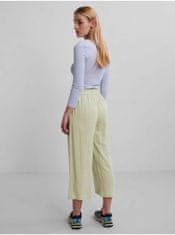 Pieces Světle zelené culottes Pieces Vinsty S