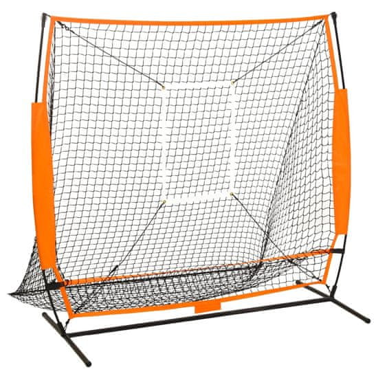 Greatstore Tréninková síť pro baseball černá 174 x 76 x 158,5 cm