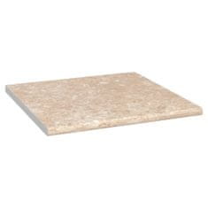 Greatstore Kuchyňská pracovní deska béžový mramor 60x60x2,8 cm dřevotříska