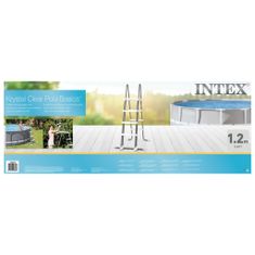 Greatstore Intex Bezpečnostní bazénové schůdky 4stupňové 122 cm