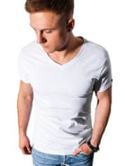 OMBRE Pánské tričko bez potisku S1369 - bílá - L