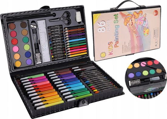 Alum online Výtvarná sada Kids Painting Set 86 ks