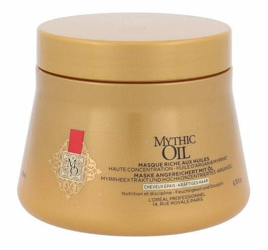 Kraftika 200ml loréal professionnel mythic oil, maska na vlasy