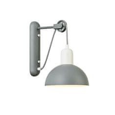 ACA ACA Lighting nástěnné svítidlo 1XE14 šedá/bílý kov 27X18X32CM CEZANNE EG5791W26G