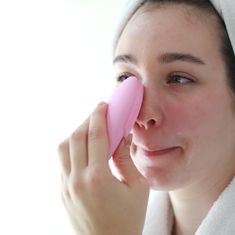 VivoVita EggSonic – sonický vibrační čistič obličeje FIALOVÁ