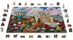 Wooden city Dřevěné puzzle Zámek Neuschwanstein 2v1, 1010 dílků EKO