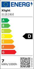 XLIGHT LED pásek 12,8W/m 128led/m 24V Vysoce efektivní neutrální bílá 4000K